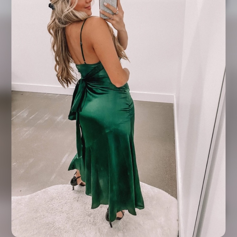 NWB: Silk Midi Dress